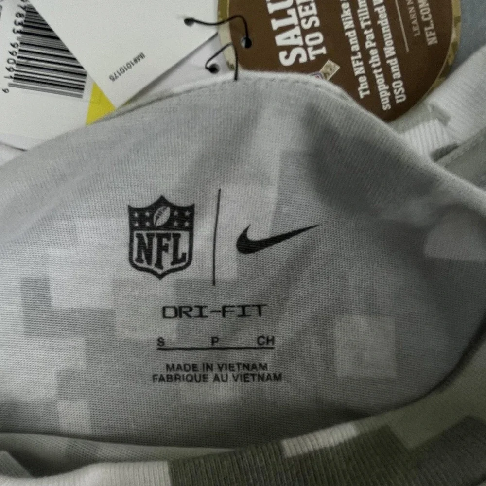 Dallas Cowboys Shirt Mens Small NFL Football Nike Salute To Service‎ Camo NEW